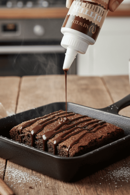 Bitter Çikolata Sos - Pratik Waffle, Pankek, Krep, Kruvasan ve Tatlı Sosu 330 Gr - 4