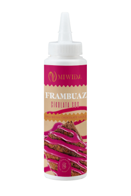 Frambuaz Aromalı Sos - Pratik Waffle, Pankek, Krep, Kruvasan ve Tatlı Sosu 330 Gr