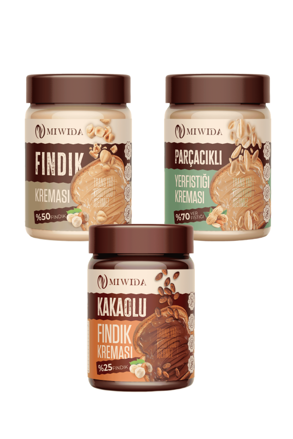 Miwida Gurme Krema Ailesi 3'lü Set - 1